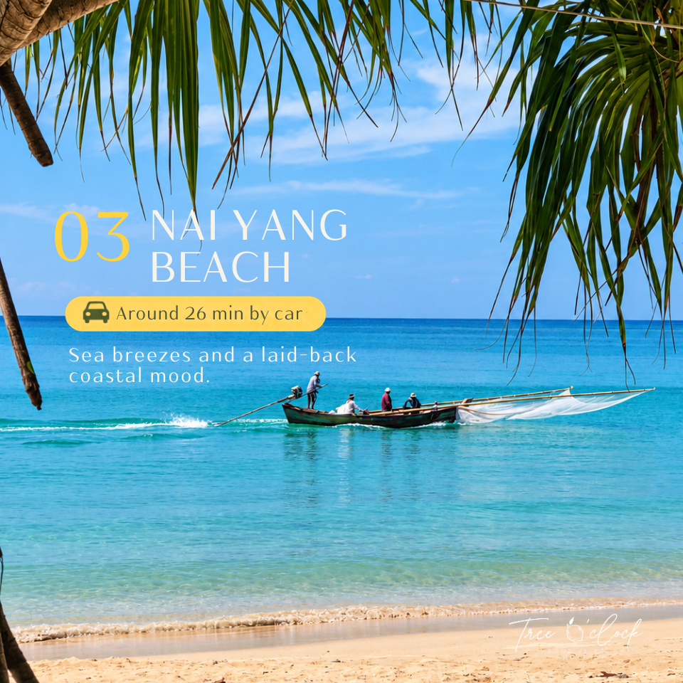 Nai Yang Beach near Tree O'Clock Pool Villa Phuket